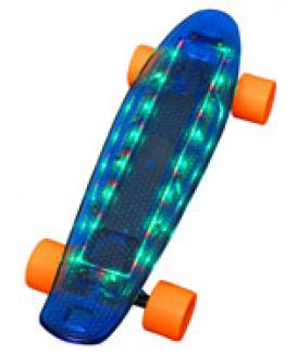 China manufacturer wholesale new design 4 wheel cheap mini electric custom skateboard with LED for teenagers
