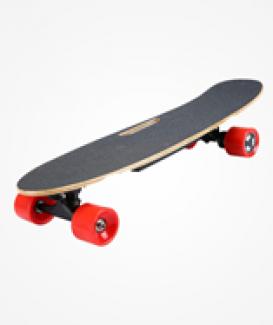 New Children's Electric Skateboard Four Wheel Mini Lightweight Student Scooter Maple Small Fish Board Cross border Wholesale - 副本